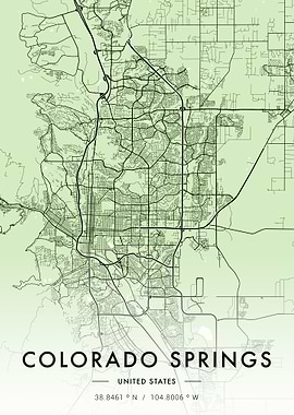 Colorado Springs City Map