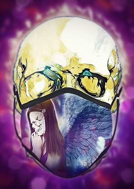 Smiley skull 08 mask