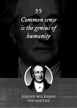 Common sense is the genius