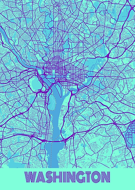 Washington Galaxy City Map