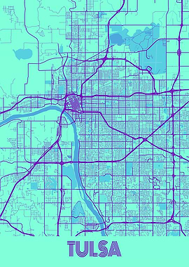 Tulsa Galaxy City Map