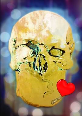 smiley skull 07 Blowing Ki