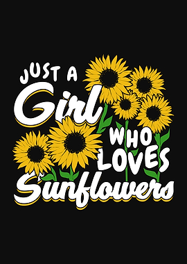 Sunflowers Girl Design