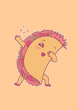 Kawaii Taco Dabbing Gift
