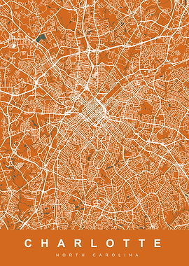 Charlotte City Map NC