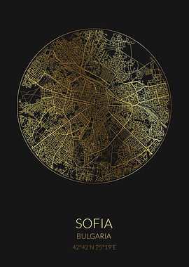 Sofia Black Gold Map