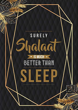 shalat better than sleep