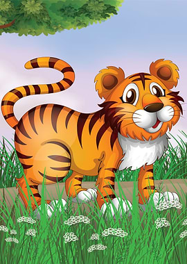 Tiger cartoon