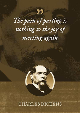 The pain of parting is