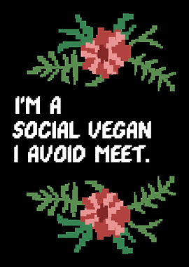 Social Vegan Funny Vegan G