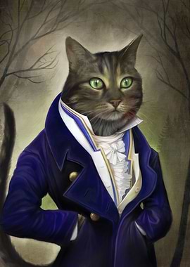 Cat gentleman