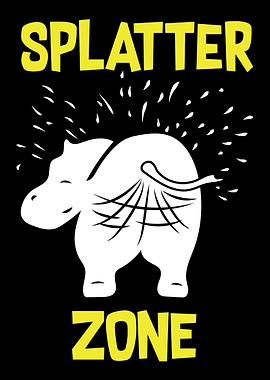 Funny Hippo Zookeeper