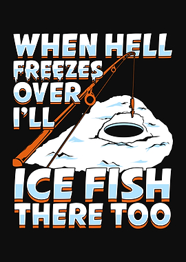 Funny Ice Fishing Design