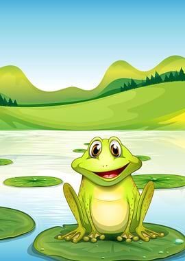Frog cartoon