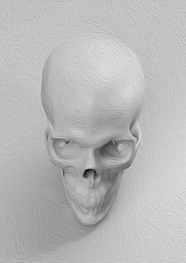 Study of a Human Skull