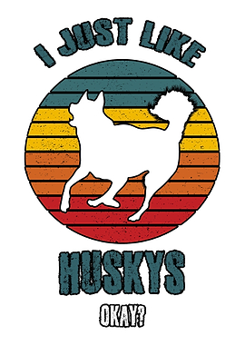 Siberian dog breed gift