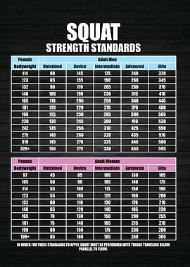 Squat Strength Standards