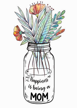 happiness is being a mom