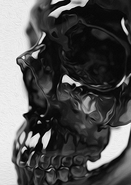 Study of a Human Skull