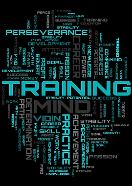 Abstract words cloud art