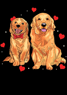 Golden Retriever Mom Puppy