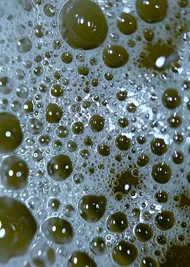 Yellow drops close up art