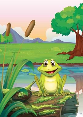 Frog cartoon