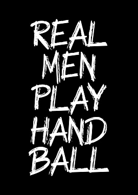 real men play handball