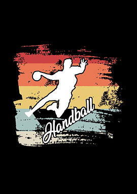 Vintage Retro Handball