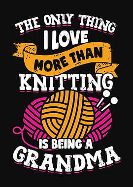 Knitting Grandma Design