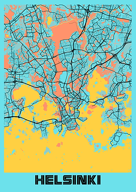 Helsinki Gloria City Map