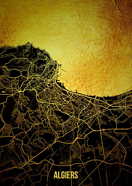 Algiers gold map