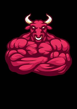 Bodybuilder Bull