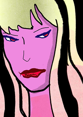 comics retro portrait