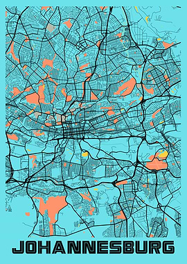 Johannesburg Gloria Map