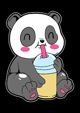 Boba Tea Panda
