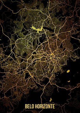 Belo Horizonte gold map