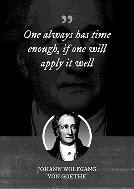 One always has time enough