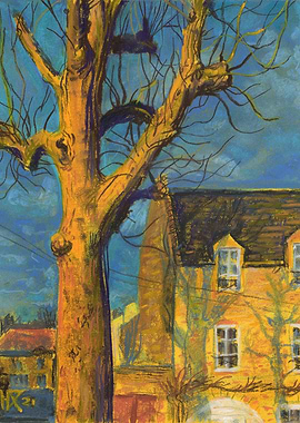 Yellow House Yellow Tree