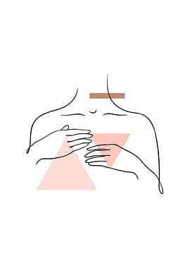 Female Line Art Shoulders