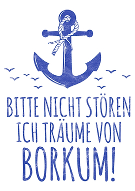 Borkum Nordsee Spruch