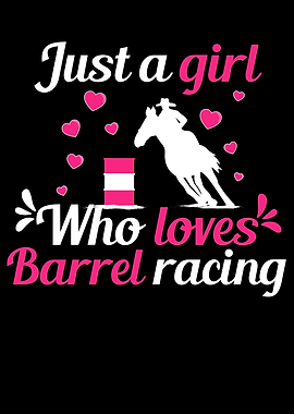 Barrel Racing Girl