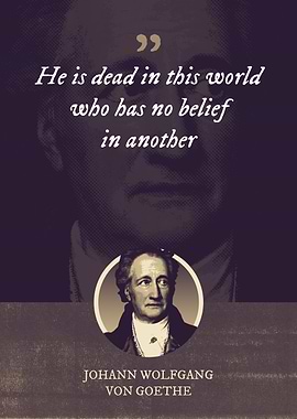 He is dead in this world