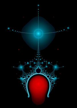 Fractal Art Alien