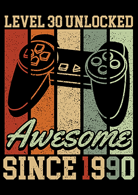 30th Birthday Gamer Level