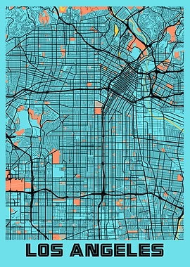 Los Angeles Gloria Map