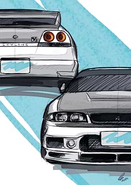Nissan Skyline R33 Gtr