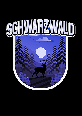 Schwarzwald Illustration