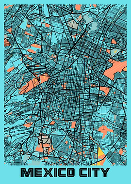 Mexico City Gloria Map