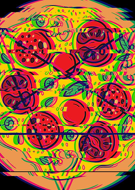 Pizza Pentragram Satan